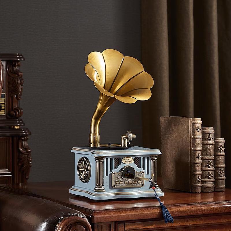 Outino Mini Phonograph Bluetooth Speaker