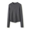 Women's Spring Slim Fit Merino Wool Pullover Sweater