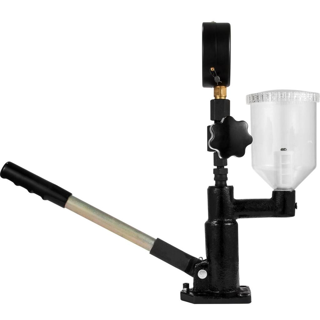 Diesel Injector Nozzle Pressure Tester, Fuel Injector Nozzles Tester with Dual Scale Gauge To Adjust Injector Nozzle Pressure and Test Diesel Injector