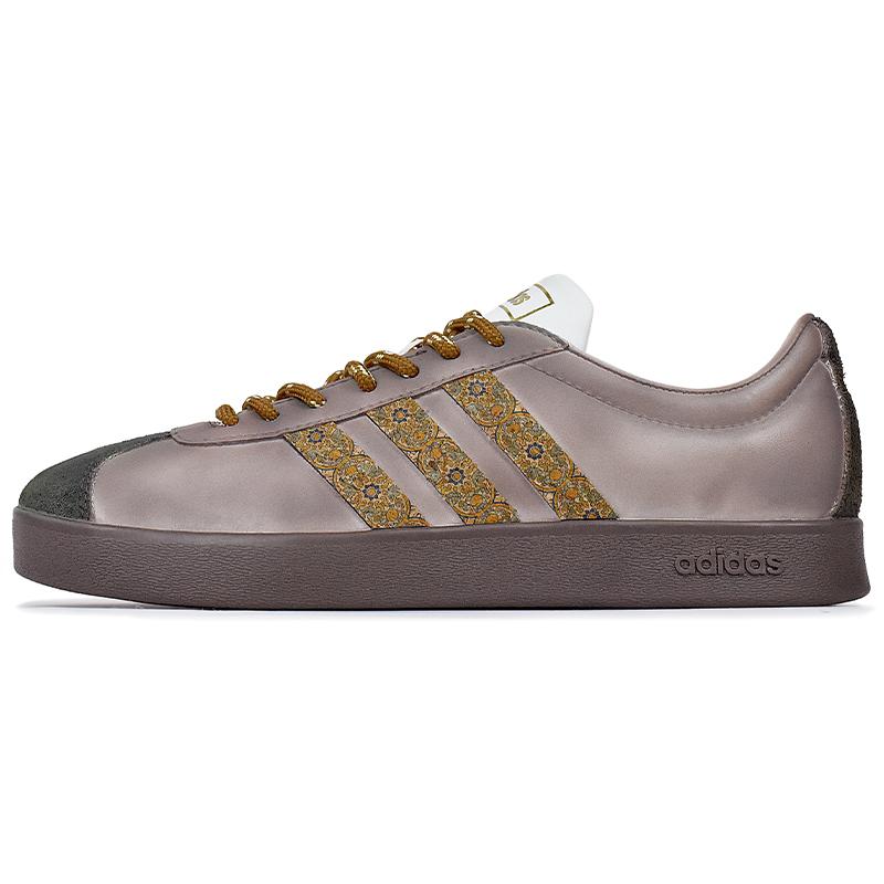 

Adidas Vl Court Classic Abrasion Resistant Low top Skateboard Shoes Unisex Red Brown JQ2470(Team1676-) 36