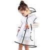 Kids Raincoat Waterproof Rain Poncho Clear Transparent Children Kindergarten School Student Rainsuit Protective Poncho Covers