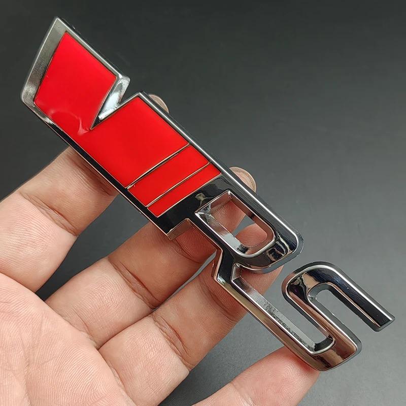 3D Metal VRS Logo Car Emblem Rear Tail Bumper Badge Sticker For Skoda Rapid Octavia 2 3 A5 RS Kodiaq Fabia Superb Accessories