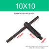 1PCS Milling Lathe Chuck Square Key Wrench 8/10/12/14/17MM T-Handle Grip Spanner Tool For CNC Router Engraving Milling Machines