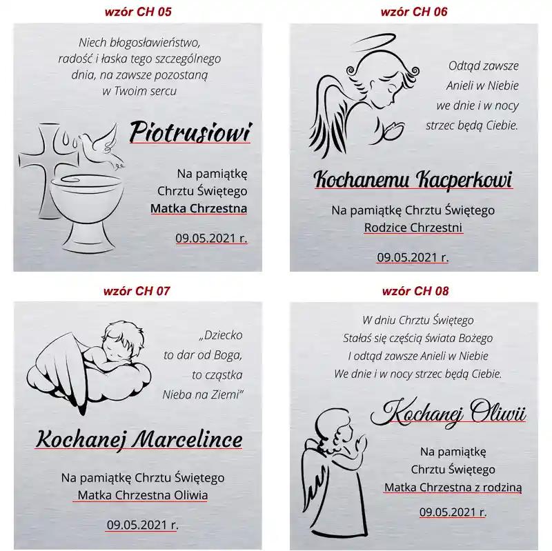 Baptism Souvenir for a Girl or Boy Silver Picture Guardian Angel 6748Op 15.5 x 15