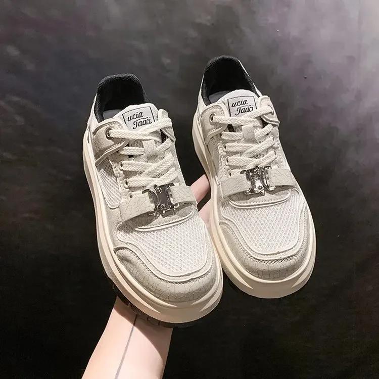 

Летняя мода сетчатая полая платформа женские плоские туфли дизайнерские новые мягкие подошвы повседневные уличные женские кроссовки 35