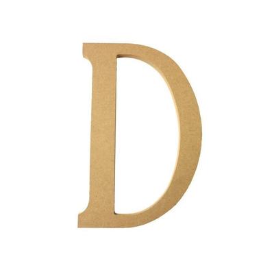 Letter "D" Mdf - Height : 220 Mm
