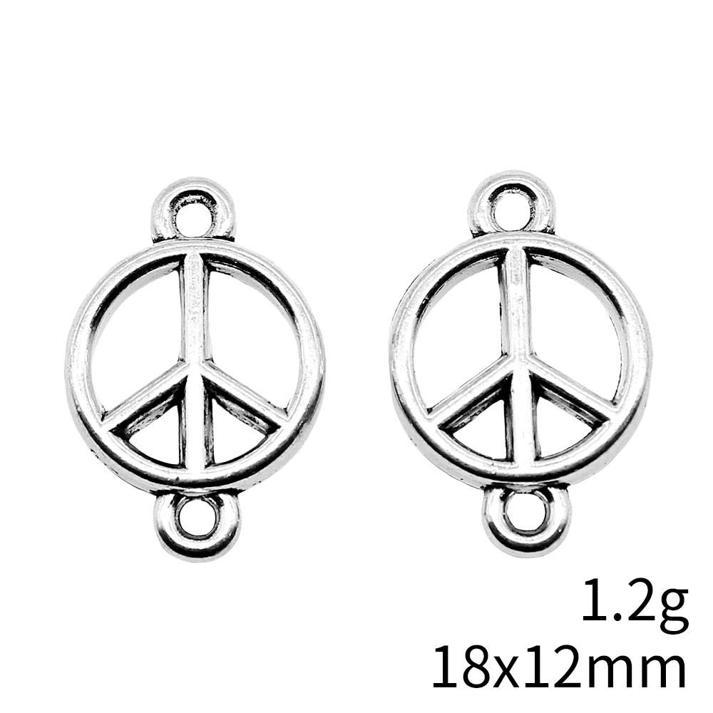 Valentinstag Großpackung Anhänger Friedenssymbol Anhänger Anhänger Rucksackanhänger Set
