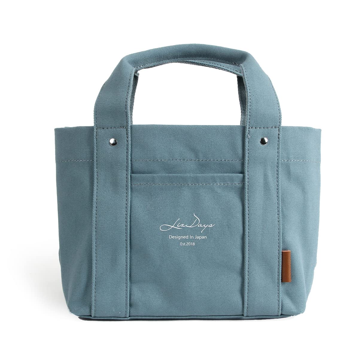 

On Mini Tote Bag for 3 Compartments [Style Bag] Women, Canvas, (Blue Gray) [Used]
