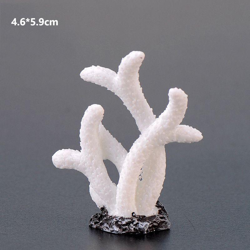 Colorful Resin Coral Ornament For Aquariums And Fish Tanks