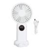 Handheld USB Fan with Base  Gears Wind Brushless Motor Rechargeable Silent Cooling Fan for Home Dor