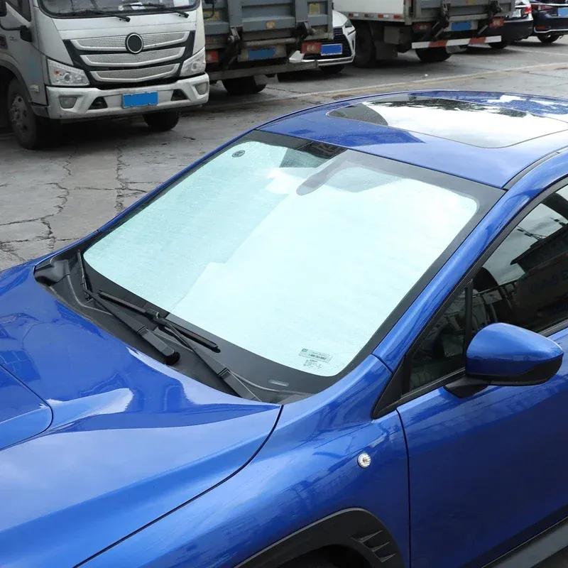 For Subaru WRX -25 Aluminum Foil Silver Car Front Windshield Sunshade Sun Protection Visor Sunshade Interior Car Accessories