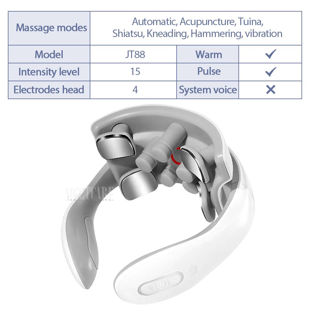 

Smart-Device Back Neck Region Massage Equipment Equipped With Heating Tens Pulse Cervical Muscle Massage Wireless Shoulder Health Care Device