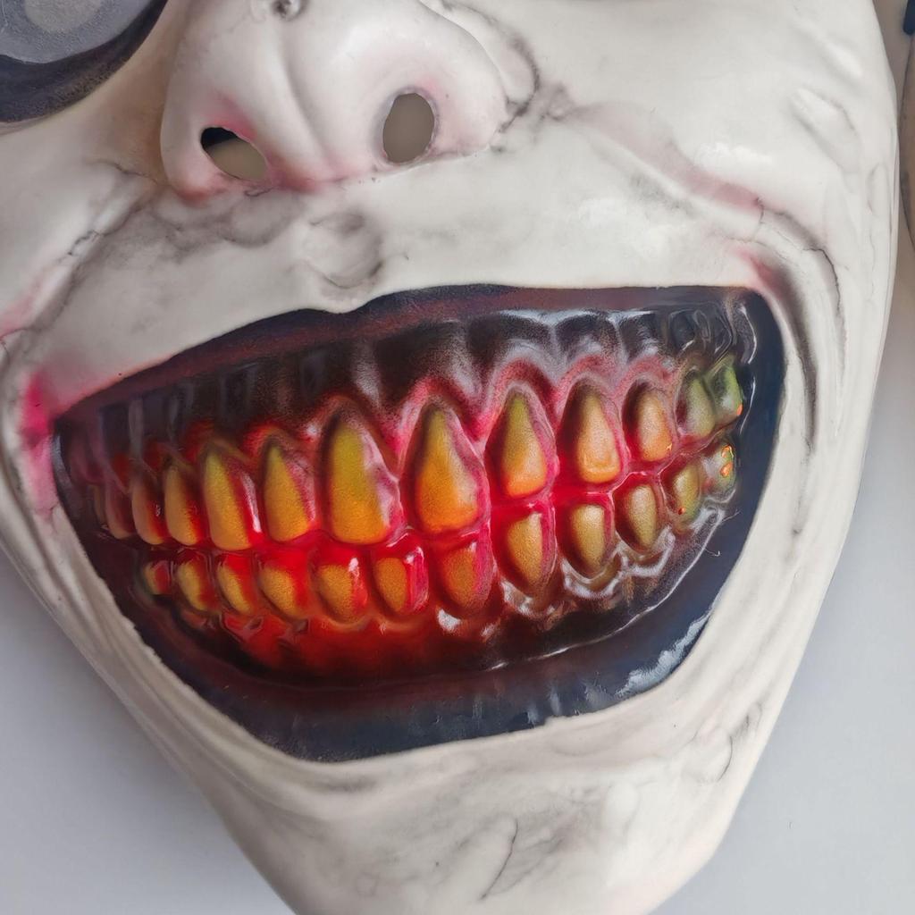 Halloween Devil Smile Mask: Funny Prank Party Prop for Ghost Festival