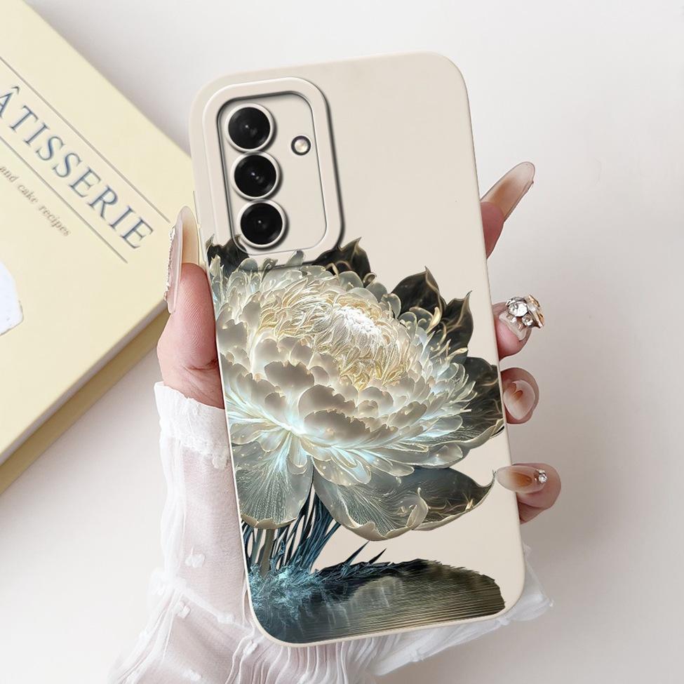 For Samsung A56 5G Case A566B Luxury Fashion Flowers Kawaii Cute Shockproof Phone Case For Samsung Galaxy A56 5G Cover SM-A5660