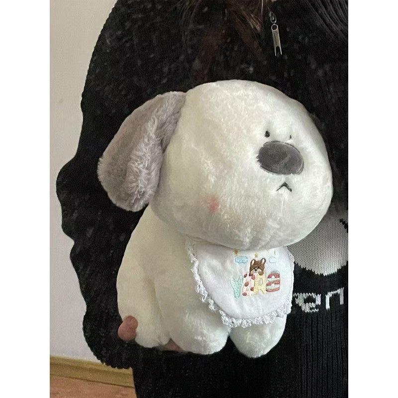 Cute Big Nose Dog Plush Toy - Silly Puppy Pillow for Bed, Birthday Gift for Girls