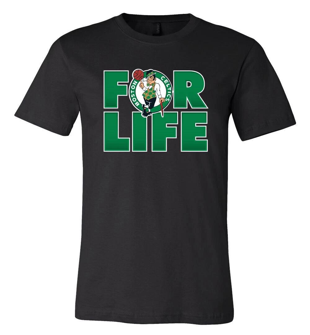 Boston Celtics 4 Life T-Shirt | Celtics Team Shirt Youth - 5XL XS