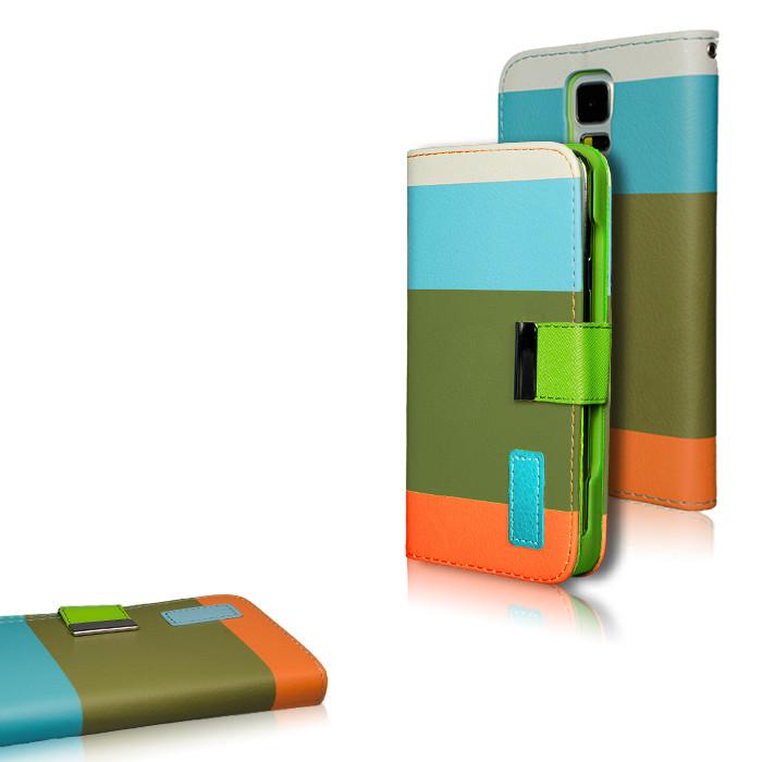 Phone Case Wallet With Metal Clasp And Stand For Travel And Daily Use