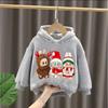 Autumn and Winter Hoodie Sweatshirt Boys and Girls LABUBU Pattern Printing