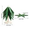 Christmas Tree Insulation Mat PVC Christmas Tree Trivet Non-Slip Heat Resistant Coasters For Hot Dishes Bowl Pot Teapot Drinks