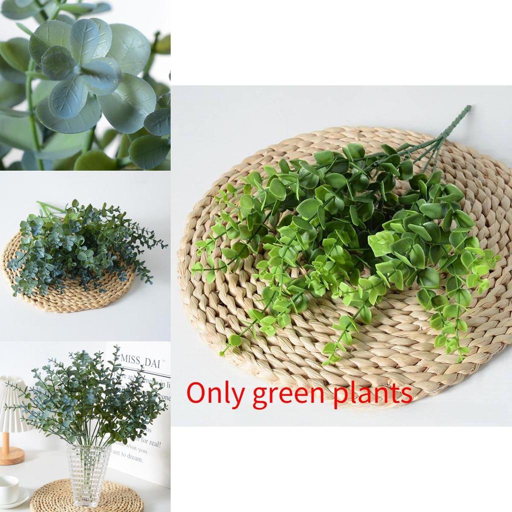 Eucalyptus Robusta Smith Greenery Artificial Plant For Home Decor And Photography Props