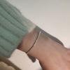 Latest Color Color Gypsophila Snake Bone Chain Wrist Bracelet Bangle Women Fine Trendy Wedding Occasion Gathering Fashionable Jewelry Bridal