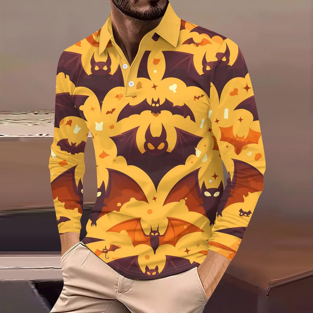 Męska koszula golfowa, sportowa, casualowa, dekolt w serek, prążkowany kołnierz, krótki rękaw, modna, swobodna, jednokolorowa, gładka, wiosenna i letnia, regularna