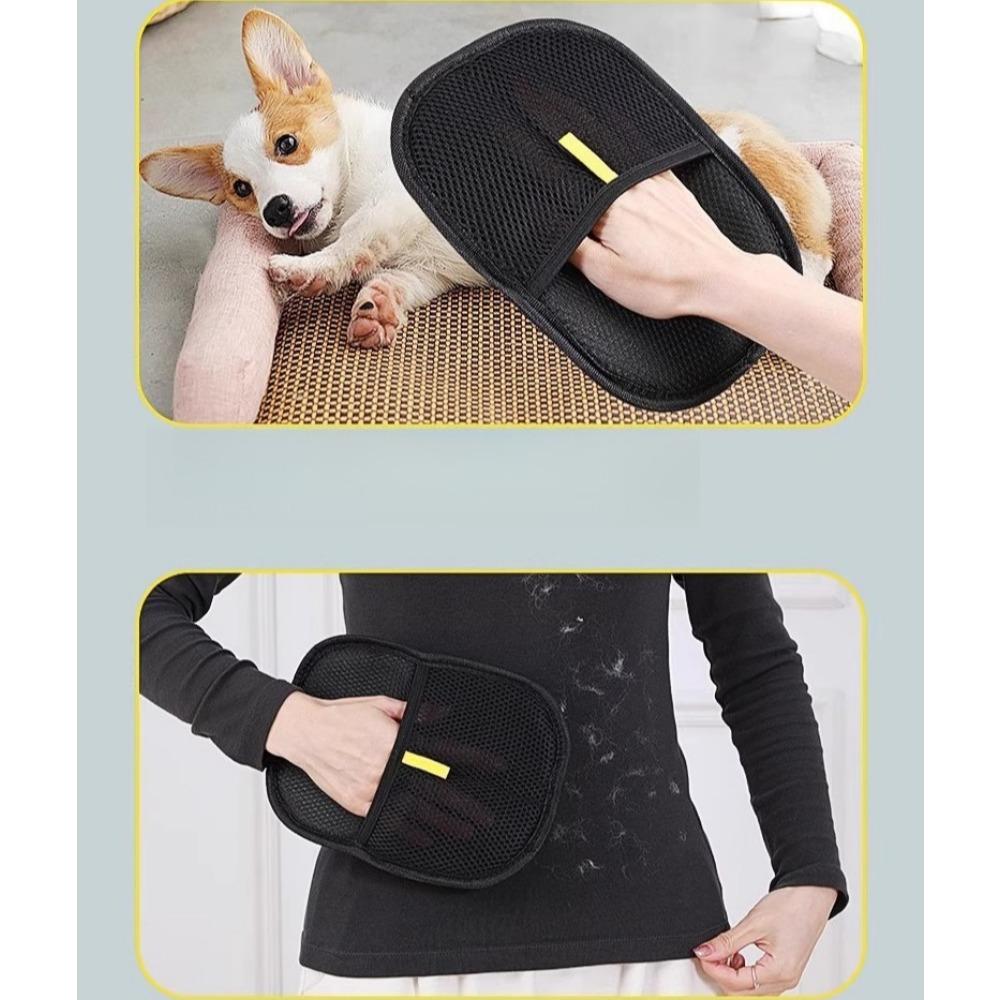 3PCS Cat Hair Cleaner Electrostatic Hair Removal Pet Gloves Two-way Bristle Remover Brush Sticky Hair Artifact Dog Comb Shaving