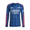 Maglia Away a Maniche Lunghe Arsenal SS25 Moda Confortevole Versione da Tifoso Asciugatura Rapida Maglia da Calcio Maglia da Uomo JI9525