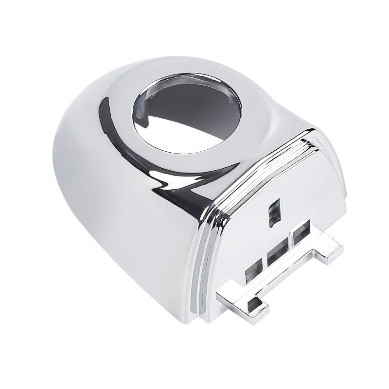 735607049 6AQ85SZ0AA Front Door Handle Cap For Fiat For 500X 2016- ABS Chrome Outer Door Handle Cap Auto Replace Part 1pc