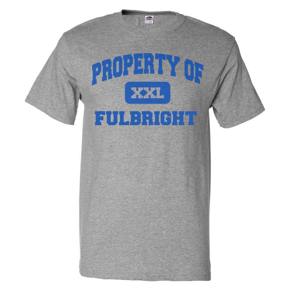 Camiseta Property of Fulbright Camiseta DivertidaSe abre en una nueva ventana o pestaña S