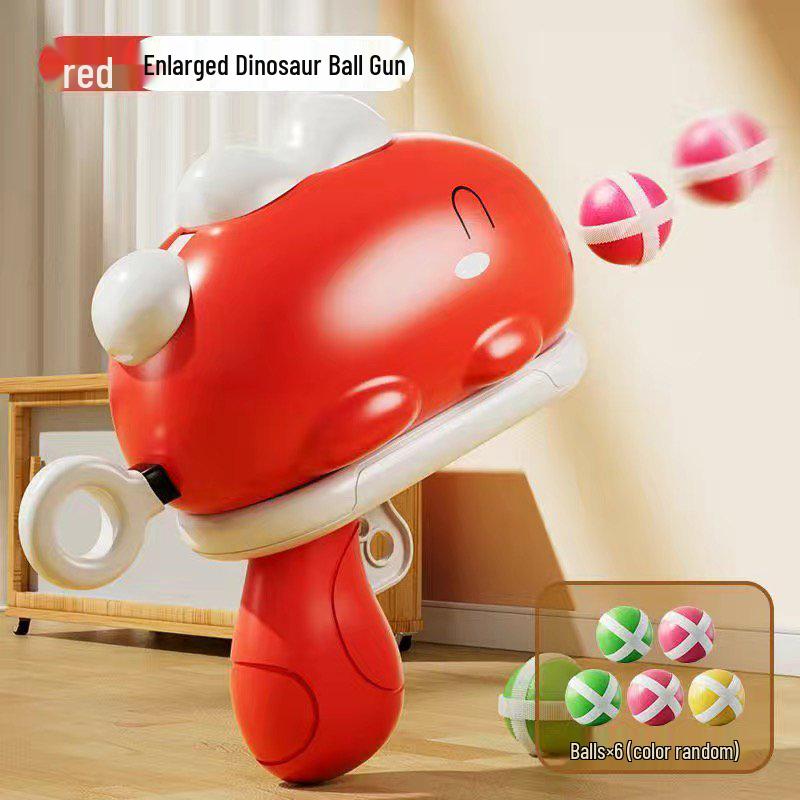 

Детский пистолет с липкими шариками в виде динозавра: Веселая интерактивная игрушка-мишень