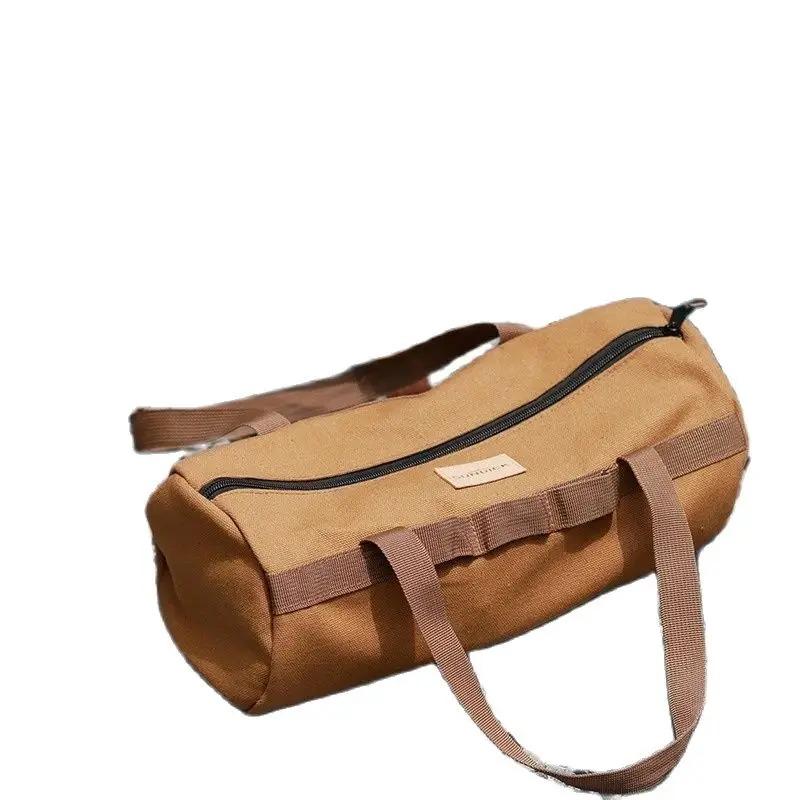 

Чехол для пикника на открытом воздухе, сумка для кемпинга, сумка для столовых приборов, большая вместимость, сумка для столовых приборов, портативная для дорожных принадлежностей коричневый