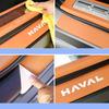 For Haval H9 2nd 2024 2025 Car Interior Door Welcome Threshold PU Leather Cover Stickers Auto Modified Styling Accessories