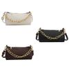 Urban Minimalist Style Pure Color Chain Small Square Shoulder Bag