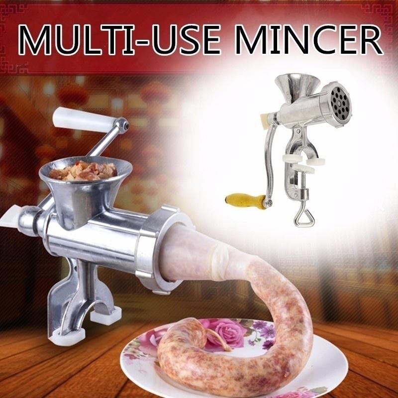Buy Aluminium Alloy Multiuse Mincer Hand Meat Grinder Kitchen Gadget For Meat Sausage Filler