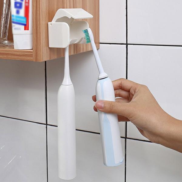 Toothbrush Holder Wall Mount 2 Cups Electric Toothbrush Toothpaste Storage Set for Kids Bathroom Organizer