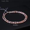 1String, White Natural Freshwater Pearls, Handmade Rice Pearl Beads, 3-3.5 Mm, for DIY Necklace Accessories, Jewelry Making, Women Gift, 36 Cm