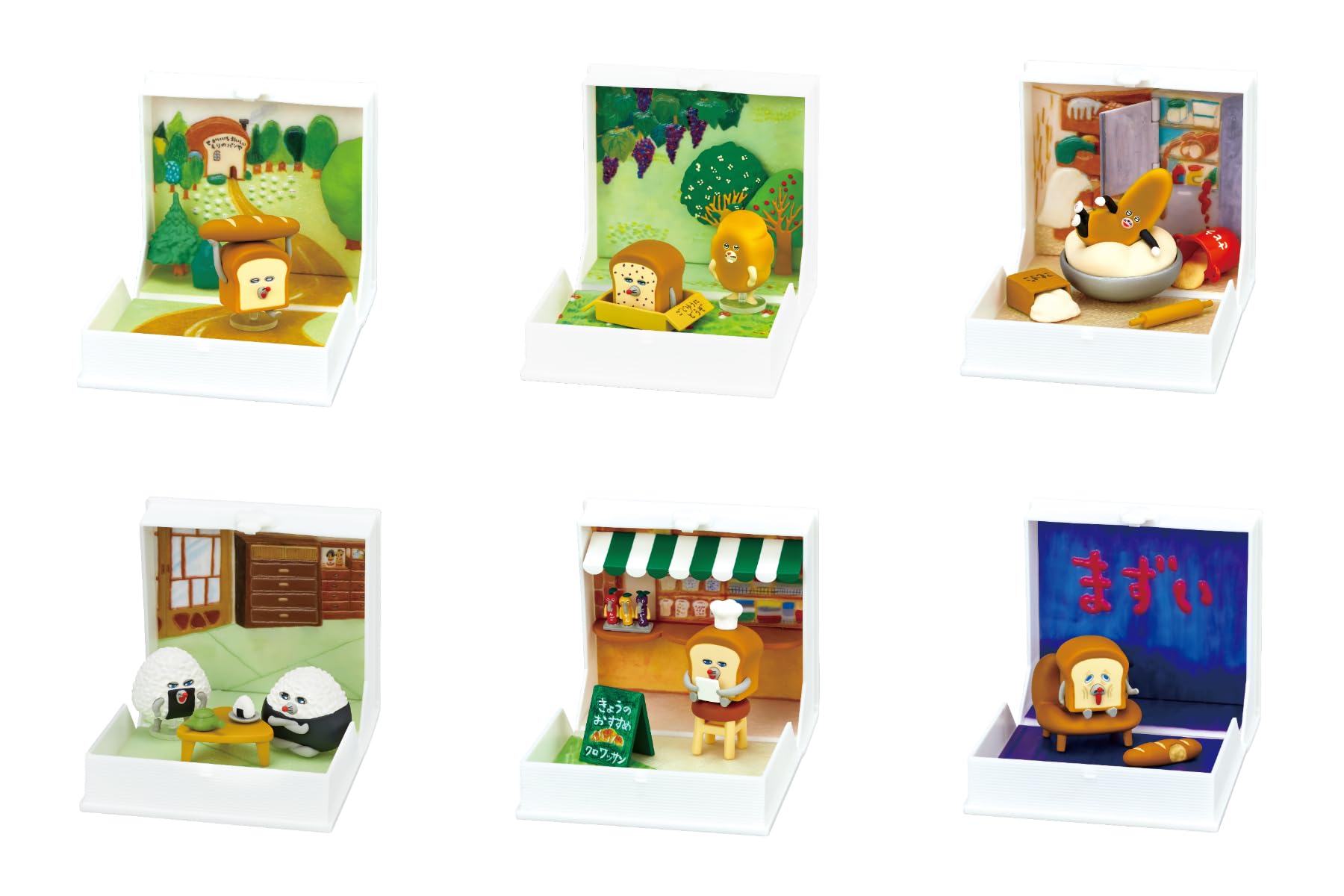 

Re-Ment Bread Thief Pop-Up! Picture Book World 1 Box H115mm x W70mm x D70mm PVC