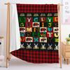 Digital Print Flannel Blanket Wish Christmas Blanket Flannel Blanket