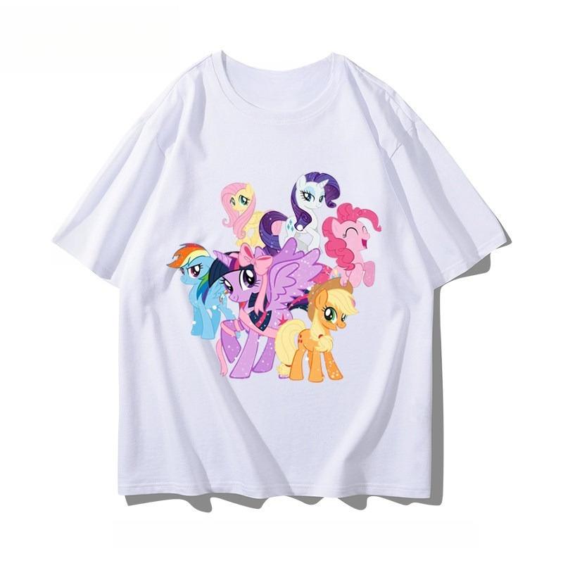 2026 summer new Little Pony animated series Briq Yunbao related products shortsleeved Tshirt for both Unisex and Women