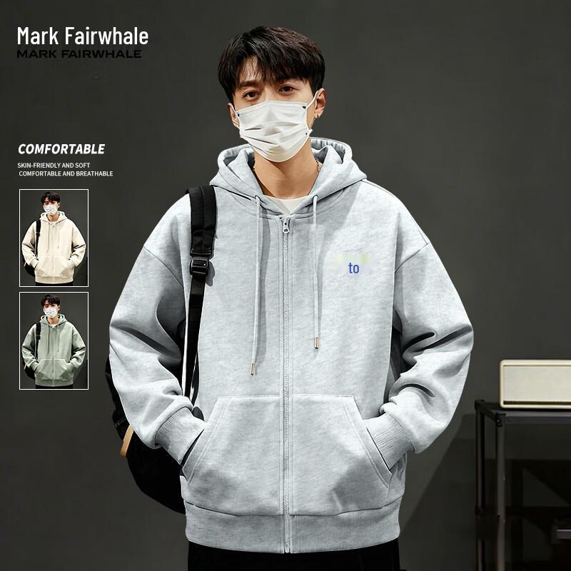 Mark Fairwhale Men s Loose Fit Hooded Sweatshirt L