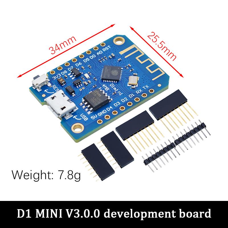 LIZAO ESP8266 ESP-12F CH340G V2 USB WeMos D1 Mini Professional Version V3.0.0 WiFi Development Board