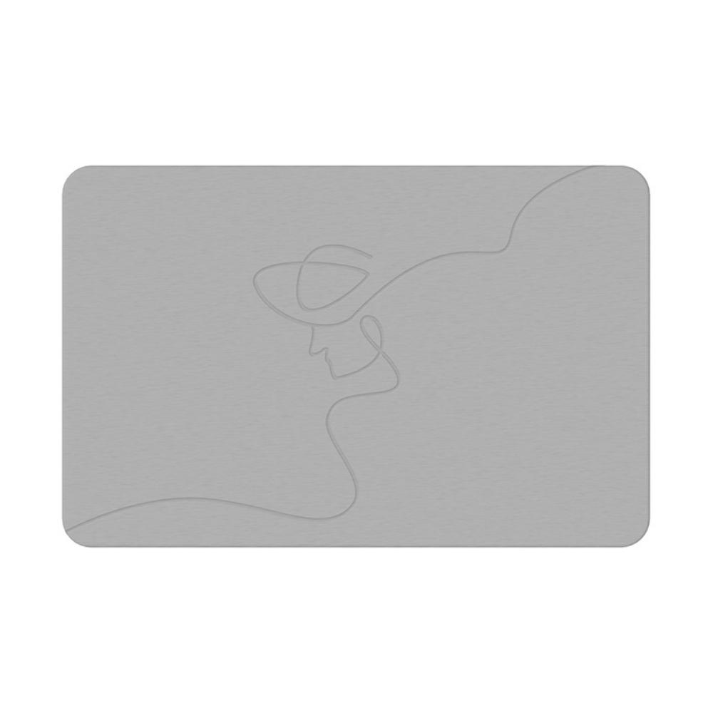 

Килимок для ванної кімнати з діатомітової глини для приміщень М який килимок з діатомової грязі Вологопоглинання Швидко сохне Килимок для душу з діатомітової глини Килимки для передпокою 40x60CM