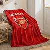 Red Arsenal Logo Designed Flannel blanket for bedroom, living room, sofa, and nap