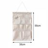 4/7 Pockets Cotton Wall Hanging Storage Bag Multilayer Closet Door Closet Storage Bag Organizer Home Cosmetics Toys