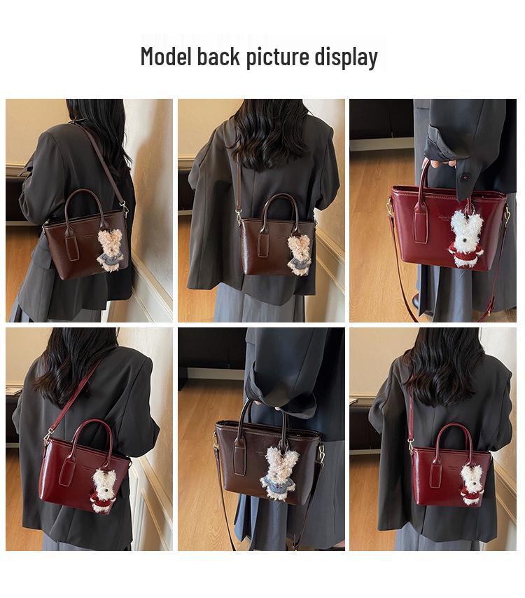 2025 Retro Texture Small Women's Mori Style Shoulder & Crossbody Bag - Autumn/Winter Fashion Bucket Handbag