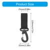 4Pcs Tactically Nylon Webbing Buckles Carabiner Belt Clip Key Keeper Buckles MultiFunction Keychains Strap Clip