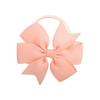 Cute Grosgrain Ribbon Bows Elastic Hair Bands For Girls Baby Lovely Ponytail Holder Hair Ties Children Kids Hair Accessories