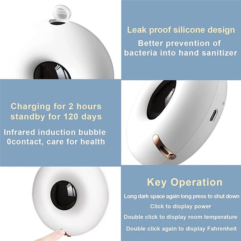 A96I-Automatic Foam Soap Dispenser Wall Mounted 300Ml Touchless Hand Sanitizer Bathroom Home Accessories