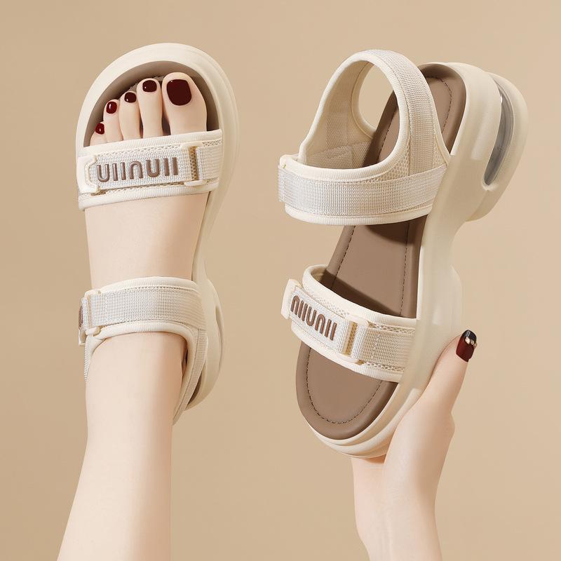 Sandals women's new summer wear breathable and light thick-soled soft-soled Velcro sports fashion versatile women's shoes